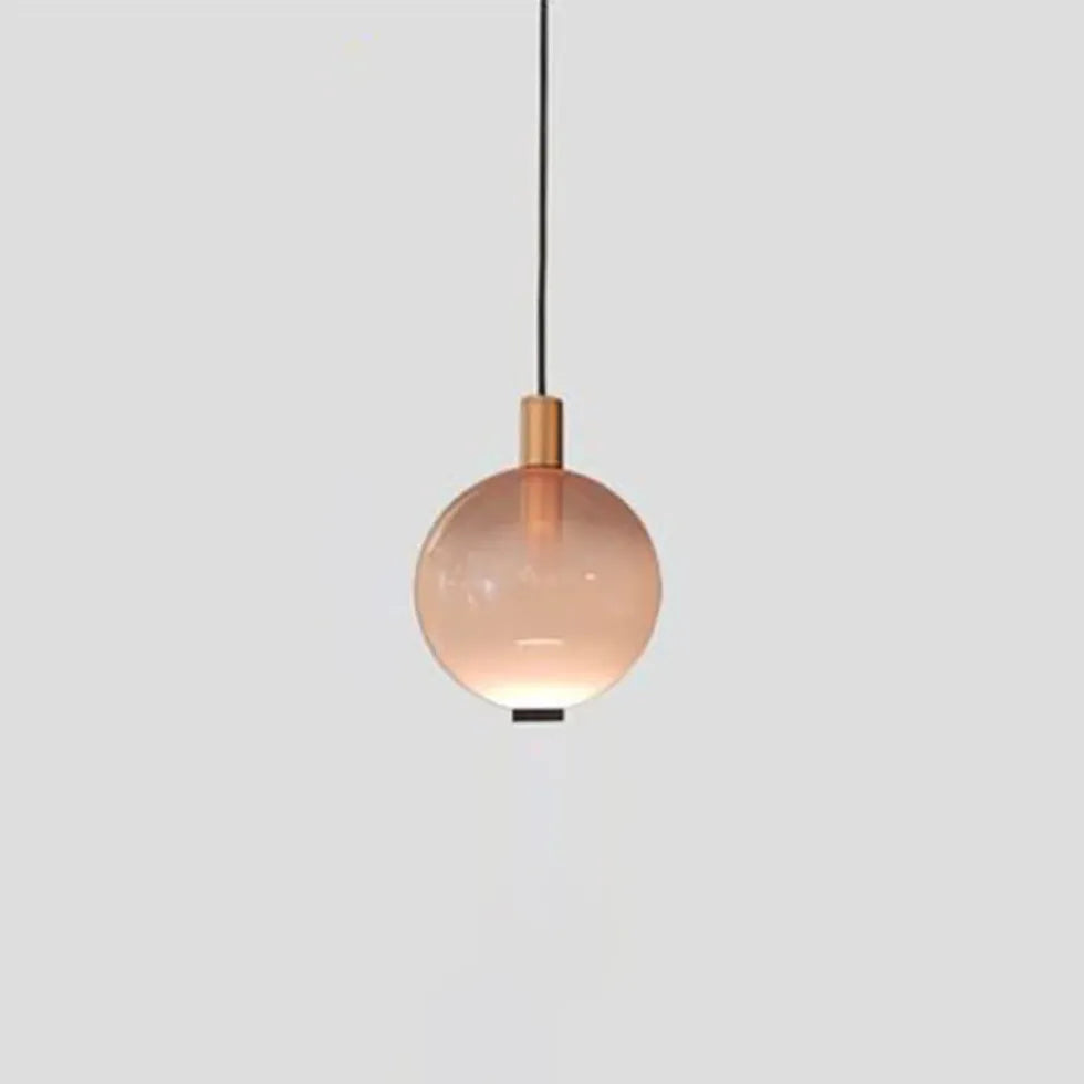 Semi-Transparent Sfärisk Modern LED Hänglampa 