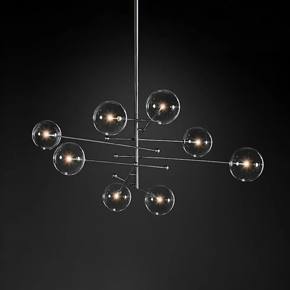 Kristall Vindruvsspetar Modern LED Pendellampa 