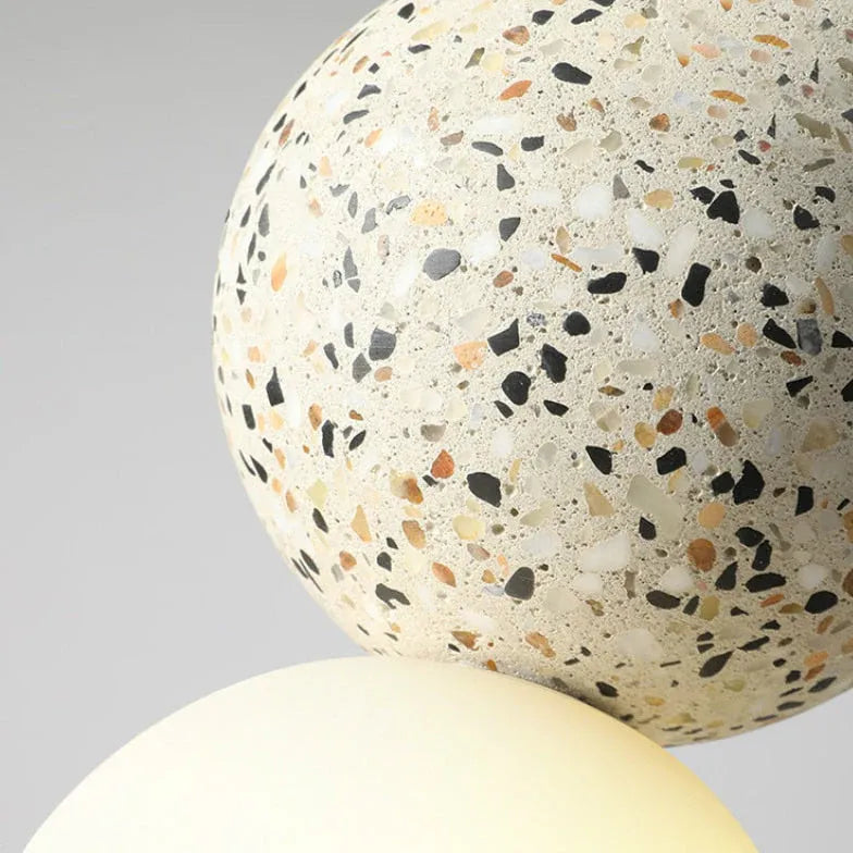 Terrazzo Sfärisk Modern LED Hänglampa 